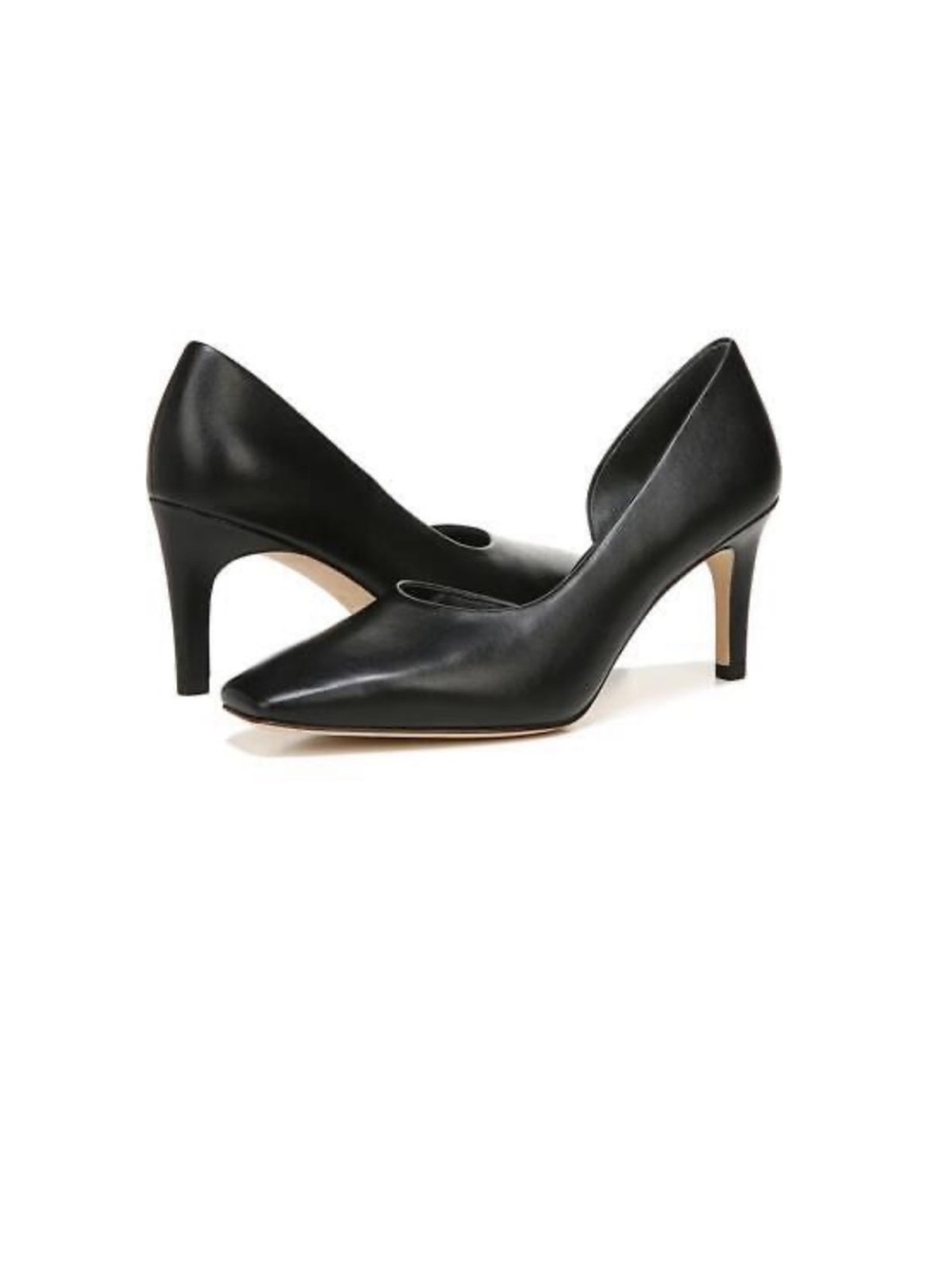Vince Tiana Classic Black Square-Toe Women’s Pumps - Size 9 / Size 39